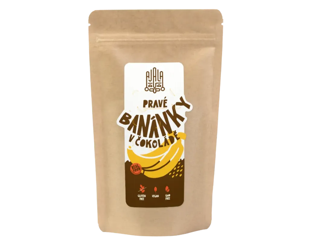 Ajala Chocolate - Pravé banánky v čokoládě 150g