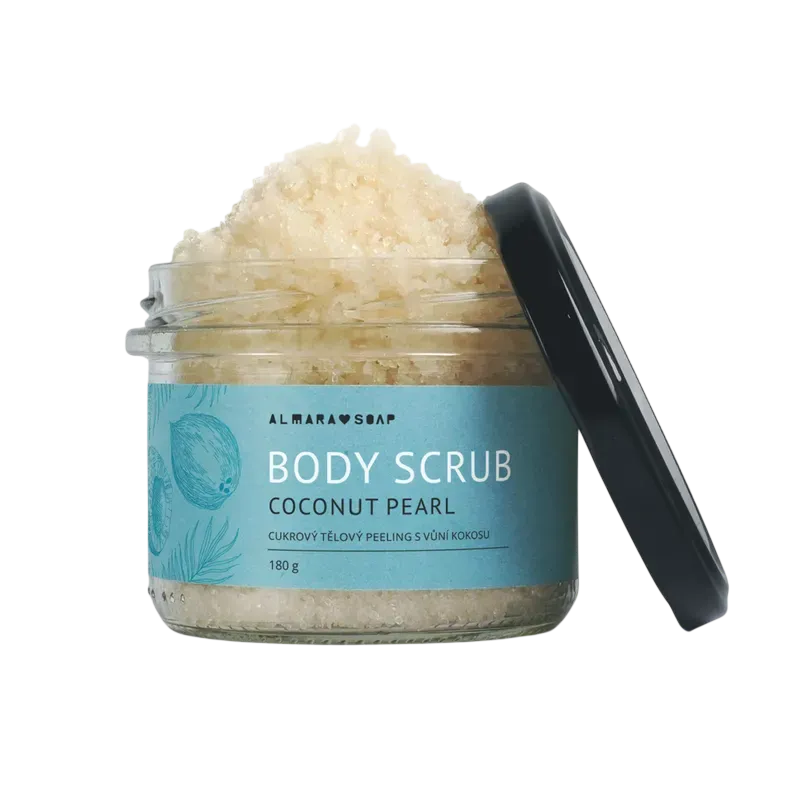 [AS-02SCRB-COCONT00CZ] Almara Soap  - Body Scrub - Coconut Pearl 180g