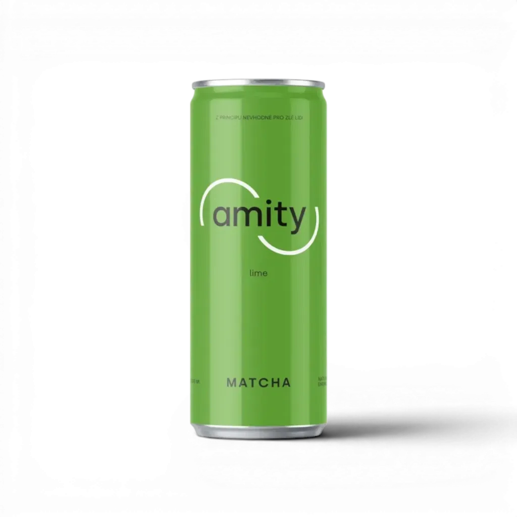 Amity matcha limeta 0,33l plech