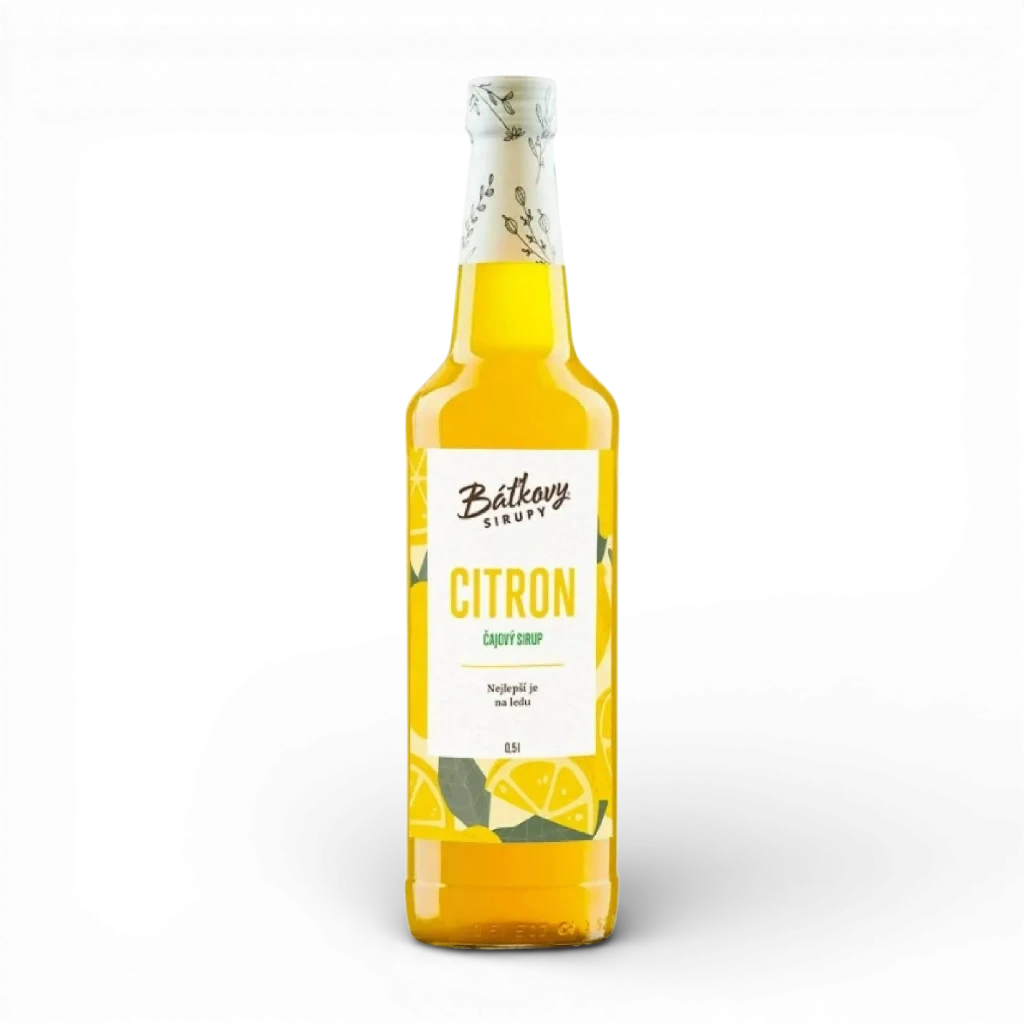 Báťkovy sirupy - Citron - čajový sirup 500ml