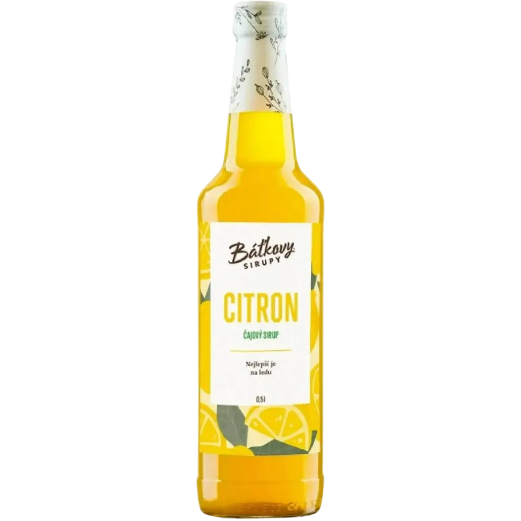 Báťkovy sirupy - Citron - čajový sirup 500ml