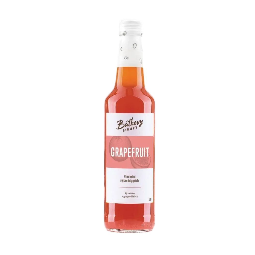Báťkovy sirupy - Grapefruitový sirup 500ml