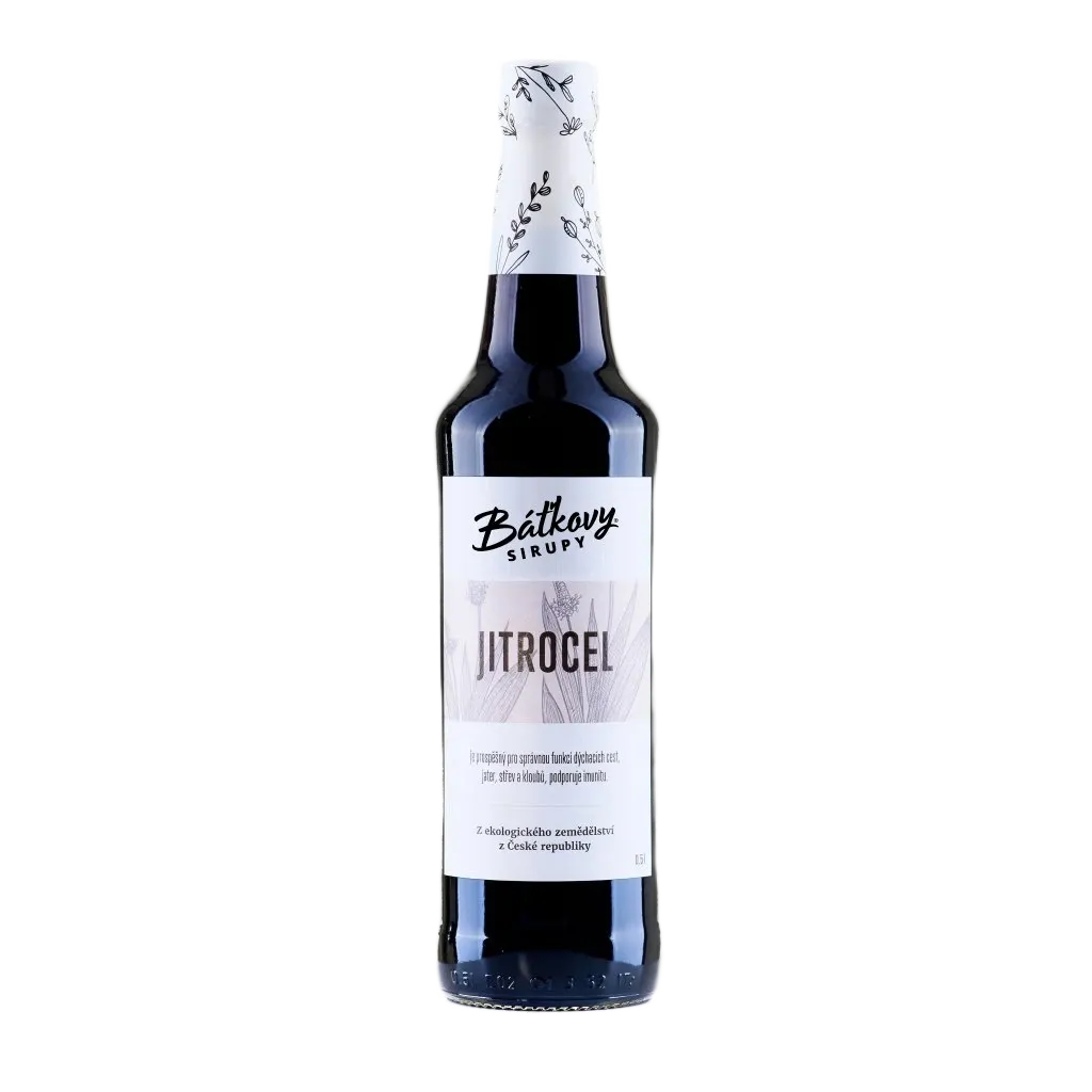 Báťkovy sirupy - Jitrocelový sirup 500ml