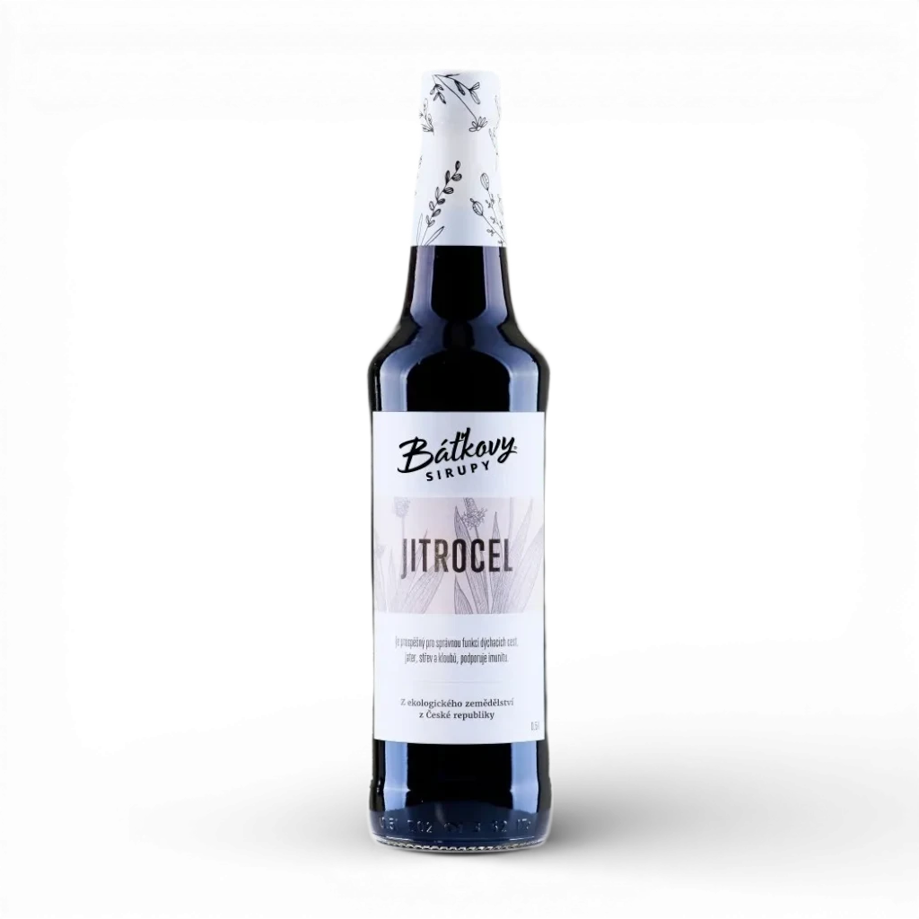 Báťkovy sirupy - Jitrocelový sirup 500ml