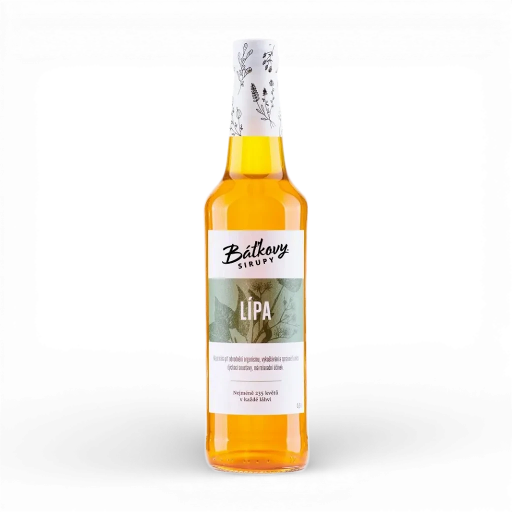 Báťkovy sirupy - Lipový sirup 500ml