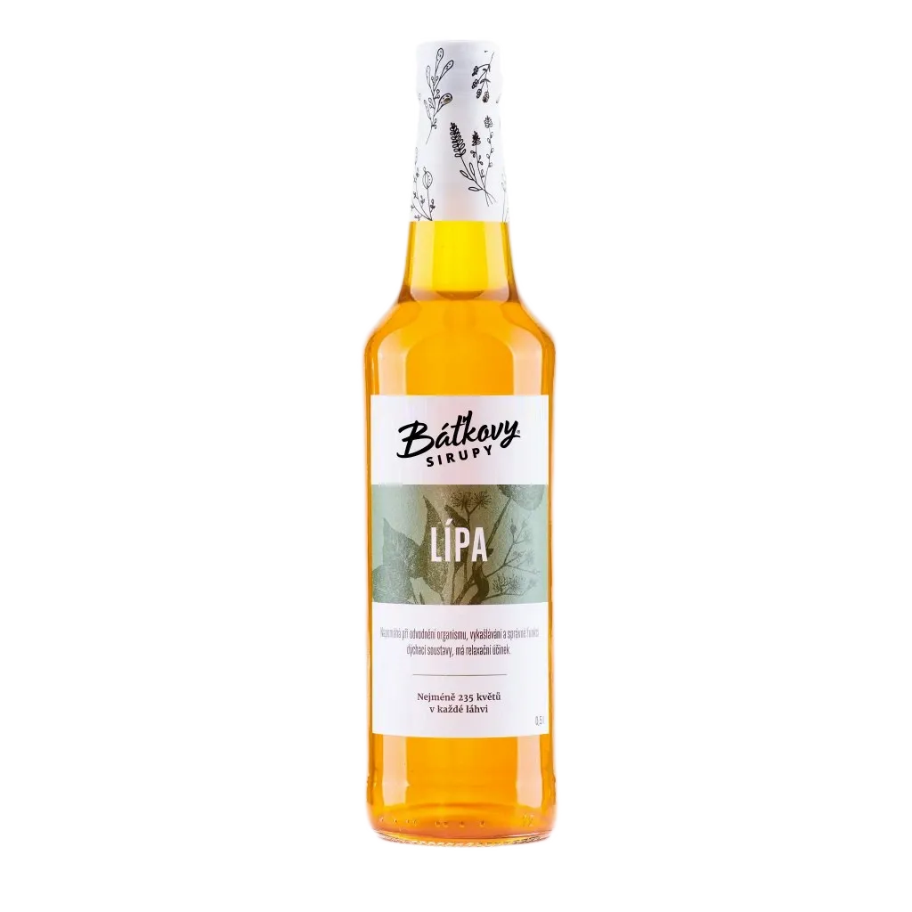 Báťkovy sirupy - Lipový sirup 500ml