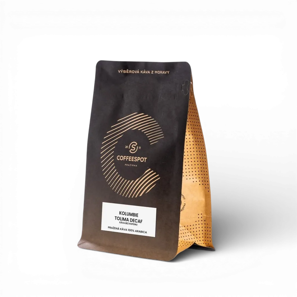 CoffeeSpot - Kolumbie Tolima proces  Decaf 250g
