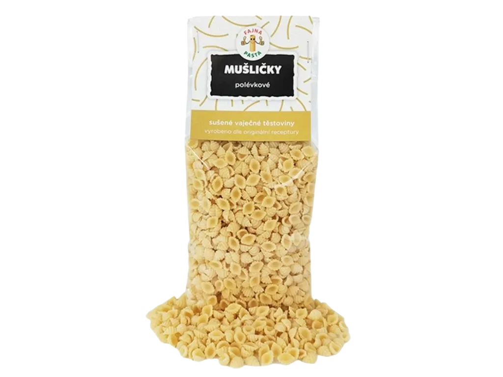 Fajna pasta - Polévkové mušličky 250g