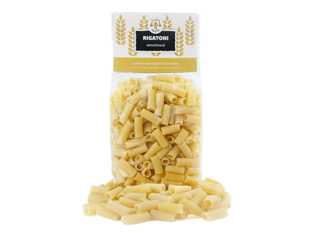 Fajna pasta - Semolinové těstoviny Rigatoni 400g