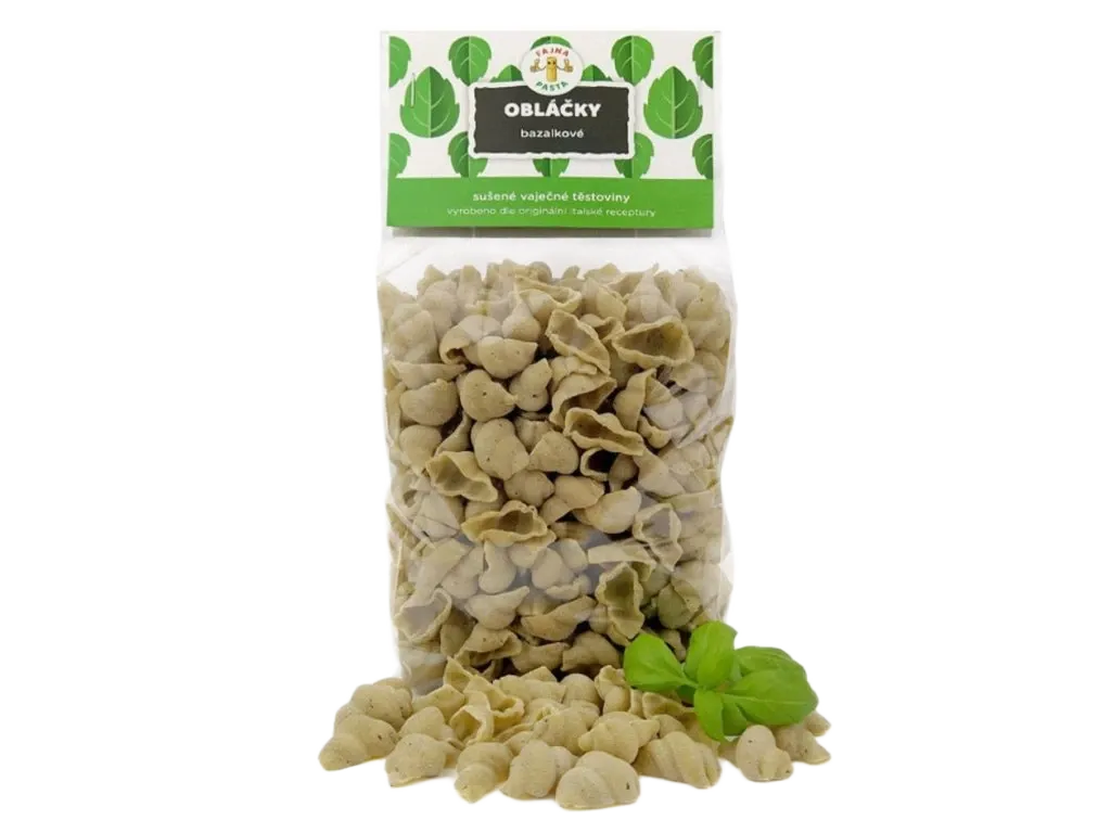 Fajna pasta - Těstoviny Bazalkové obláčky 400g