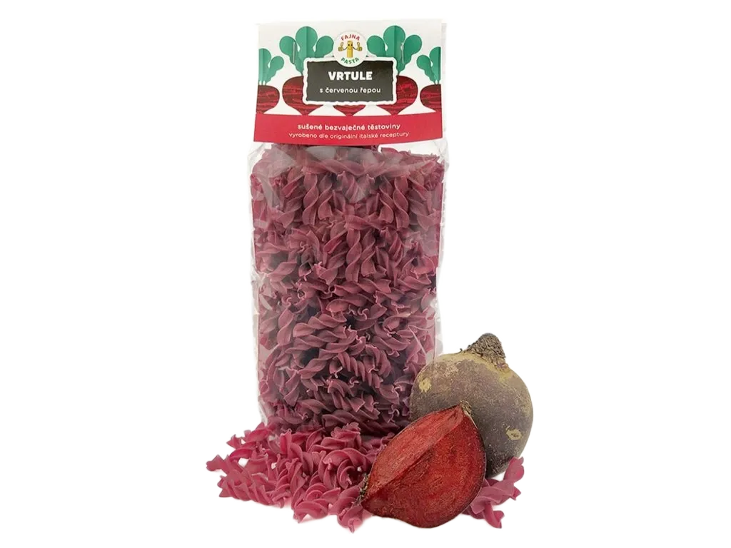 Fajna pasta - Těstoviny Vrtule s červenou řepou 400g