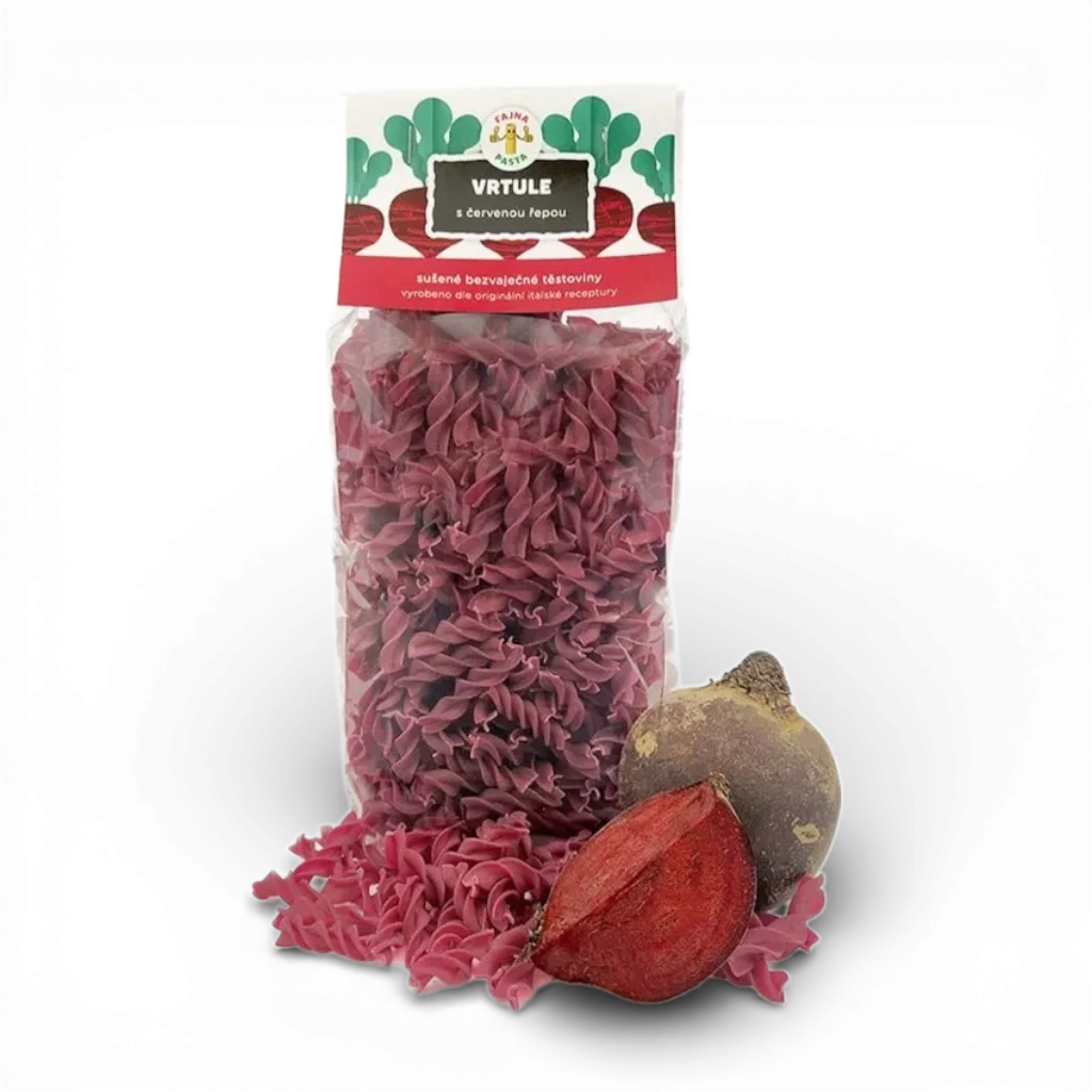 Fajna pasta - Těstoviny Vrtule s červenou řepou 400g
