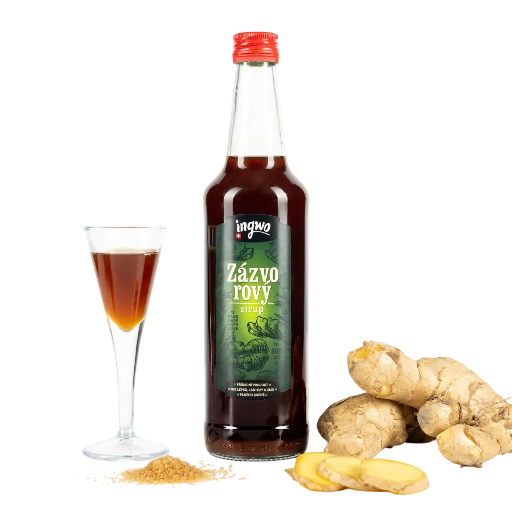 Ingwo - Zázvorový sirup 0,5l