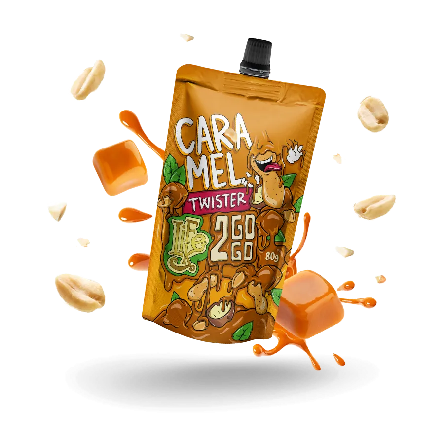 LifeLike - 2GOGO Karamel Twister 80g