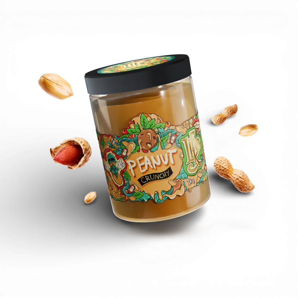 LifeLike - Arašídový krém křupavý 1kg