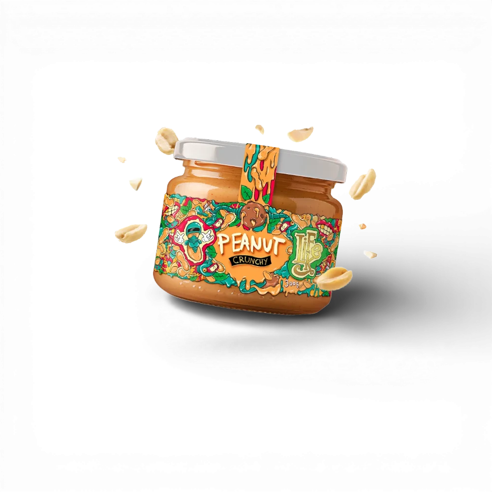 [ARAŠÍD KŘUP 300G] LifeLike - Arašídový krém křupavý 300g