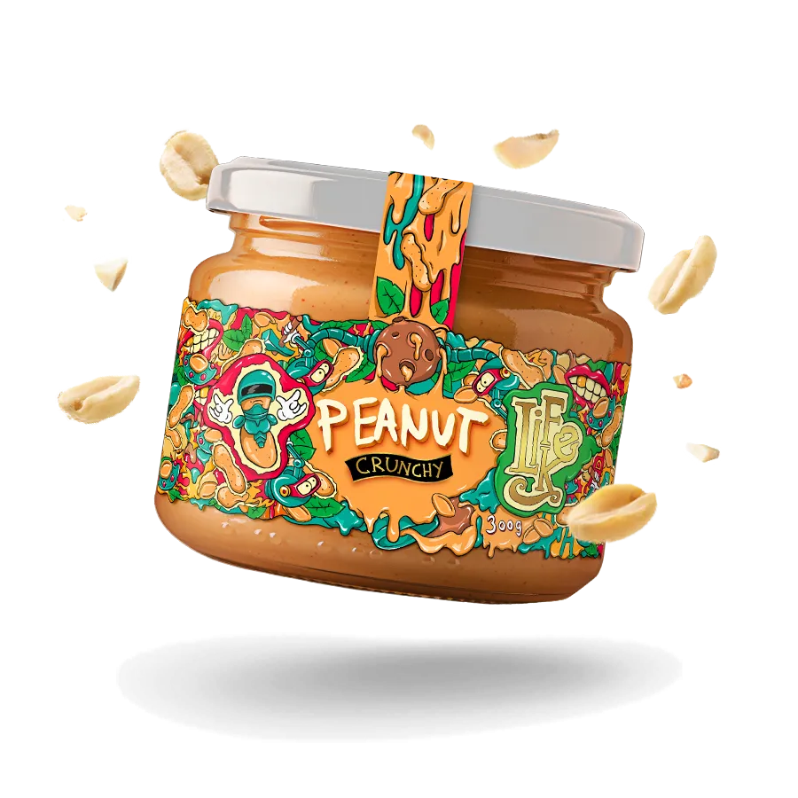 LifeLike - Arašídový krém křupavý 300g