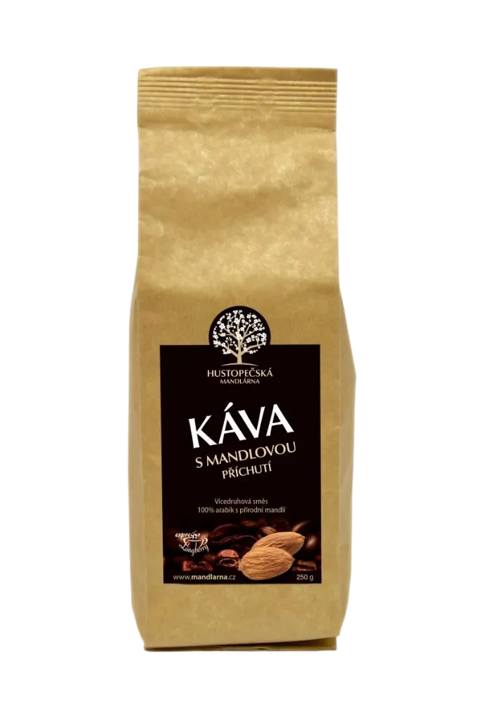 Mandlárna - Káva s mandlovou příchutí  zrnková 250g