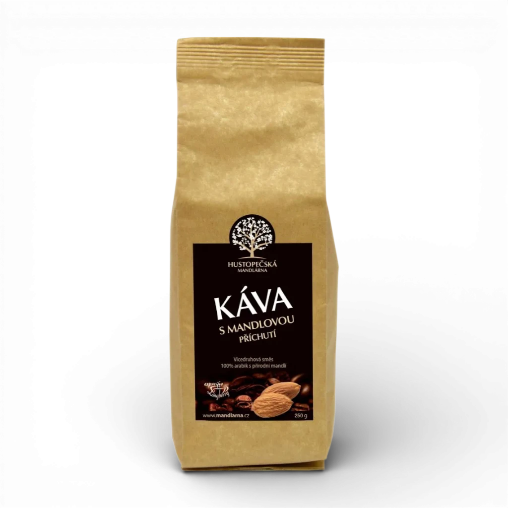Mandlárna - Káva s mandlovou příchutí  zrnková 250g