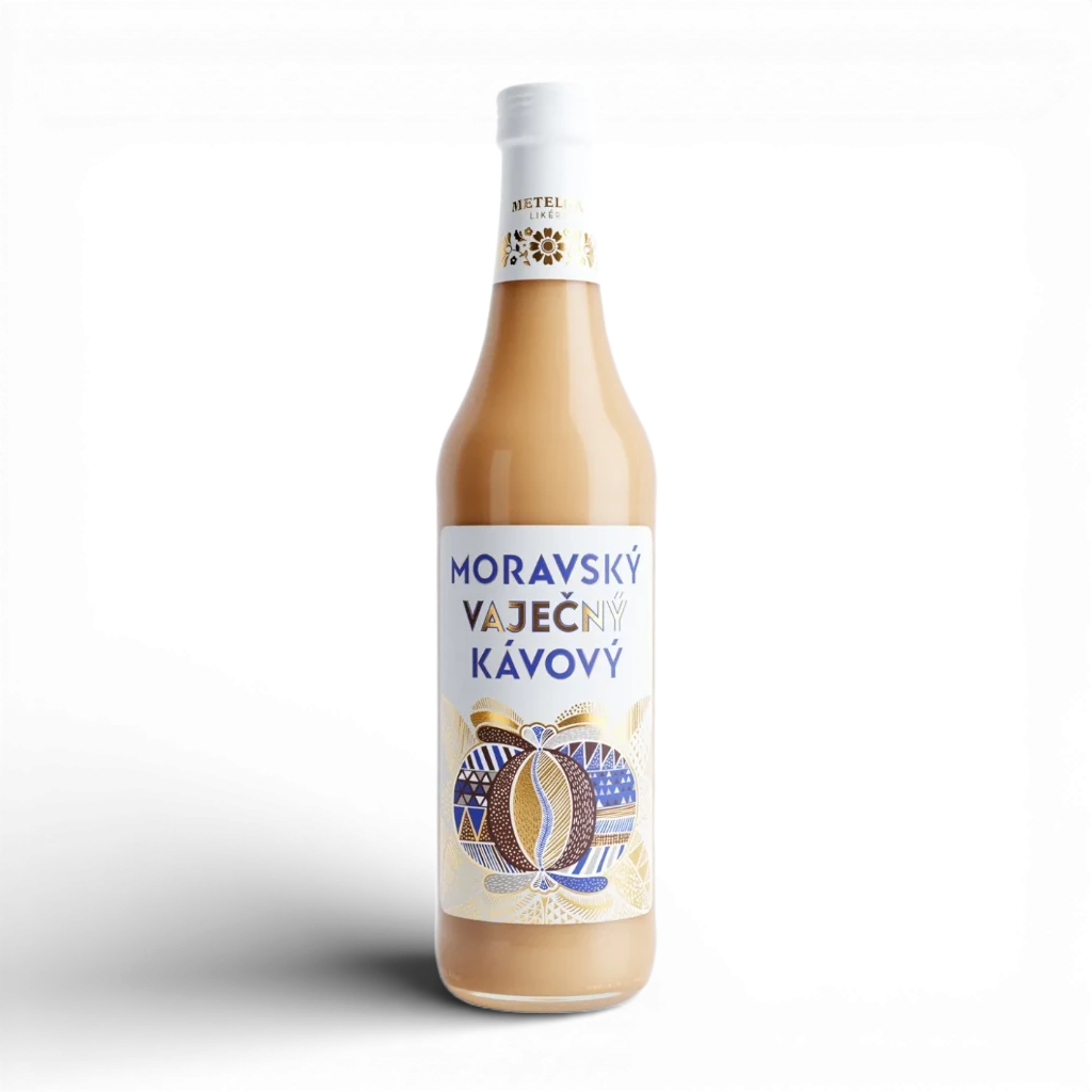 Metelka - Moravský vaječný kávový 14% 0,5l