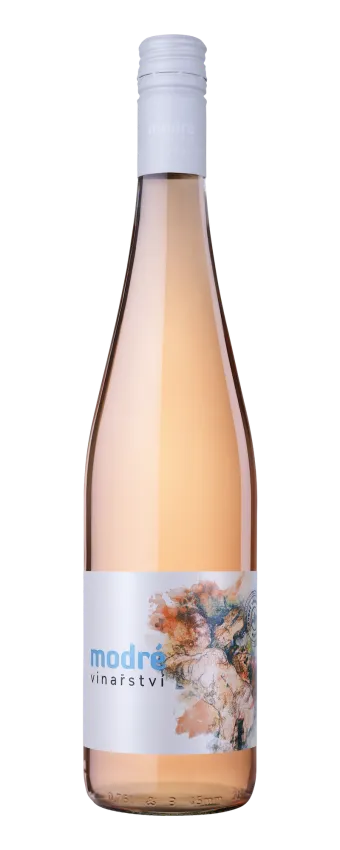 Modré vinařství - Cabernet Moravia-rosé - Pozdní sběr 2024 - polosuché 0,75l 12%