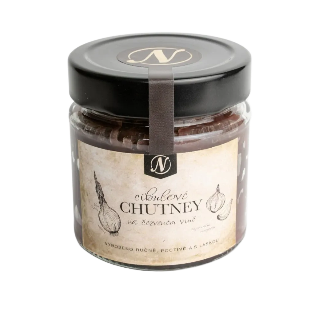 Nikoleta-Maria  - Cibulové chutney na červeném víně 190g