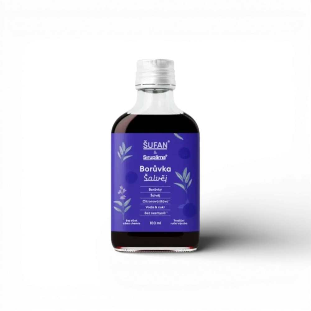 [SIR097] Sirupárna - Borůvka & Šalvěj sirup 0,1L