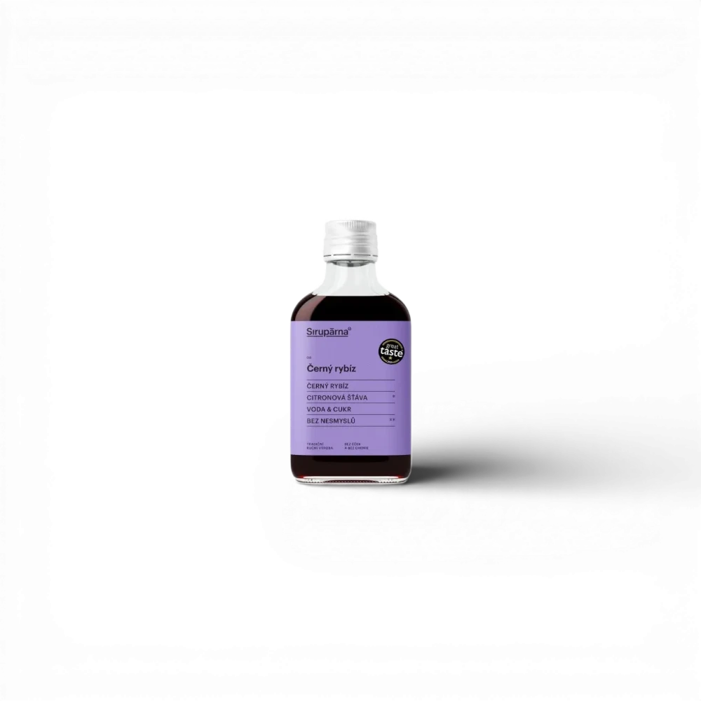 Sirupárna - Černý rybíz sirup 0,1L