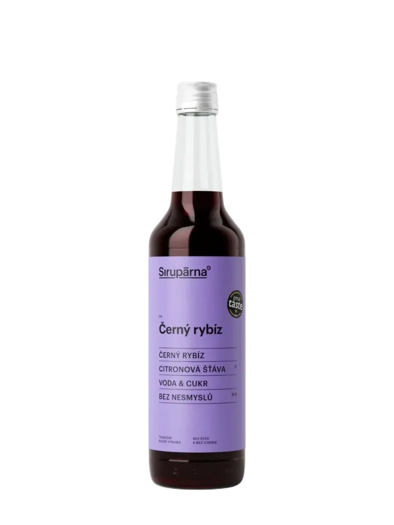 Sirupárna - Černý rybíz sirup 0,5L