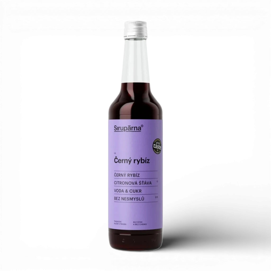 Sirupárna - Černý rybíz sirup 0,5L