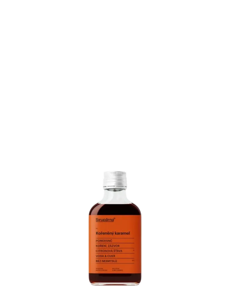 Sirupárna - Kořeněný karamel sirup 0,1L