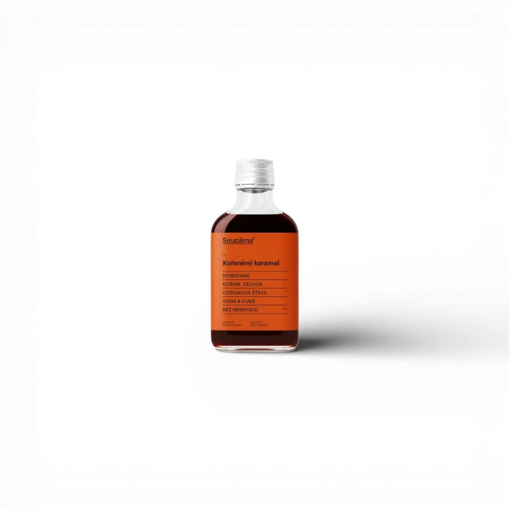 [SIR070] Sirupárna - Kořeněný karamel sirup 0,1L