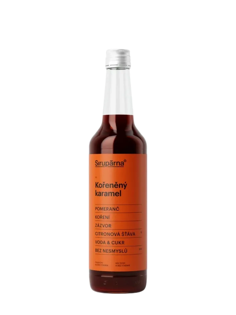 Sirupárna - Kořeněný karamel sirup 0,5L