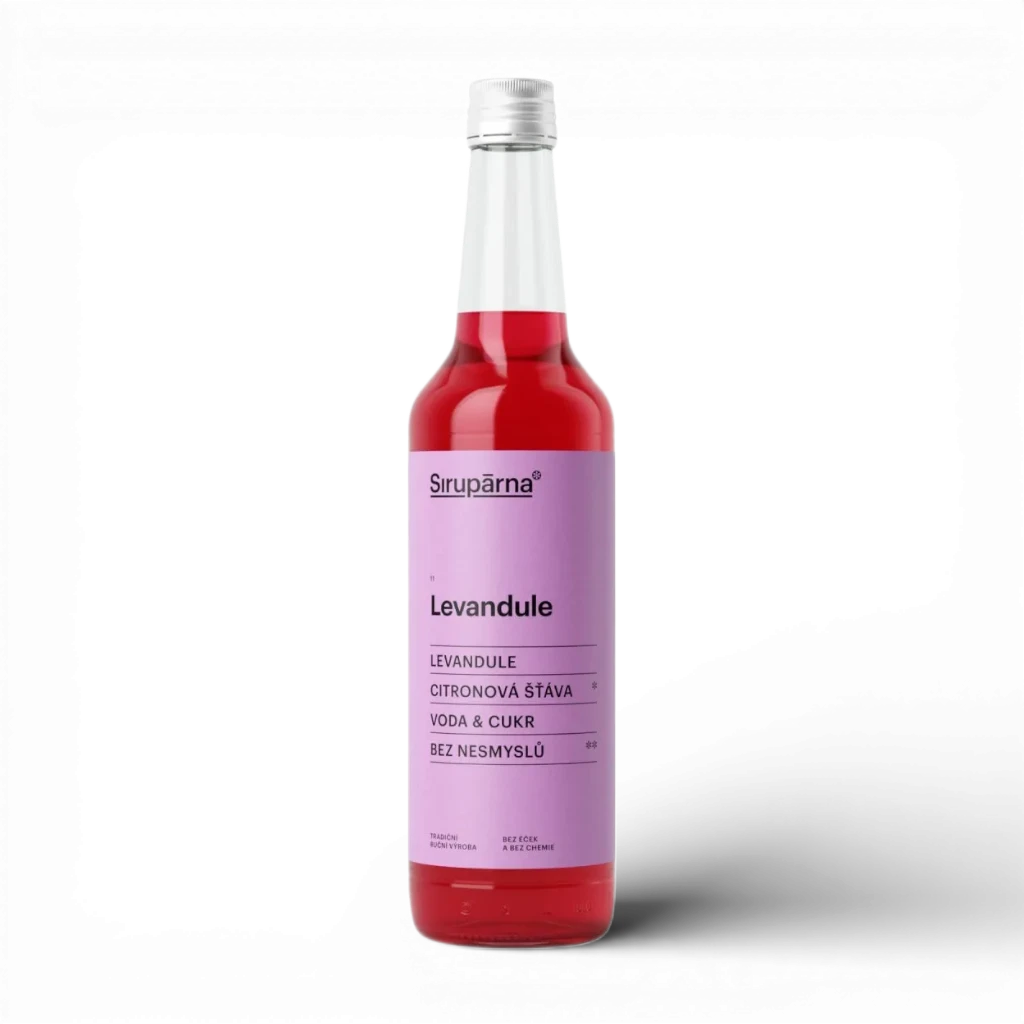 [SIR023] Sirupárna - Levandulový sirup 0,5L