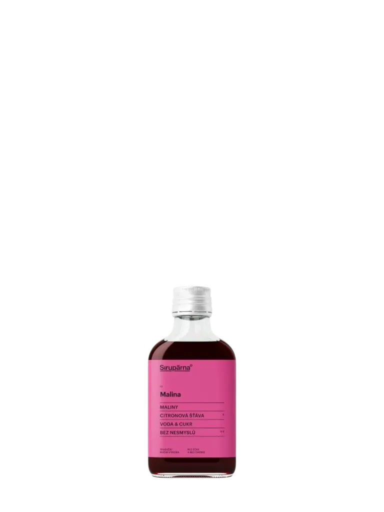 Sirupárna - Malinový sirup 0,1L