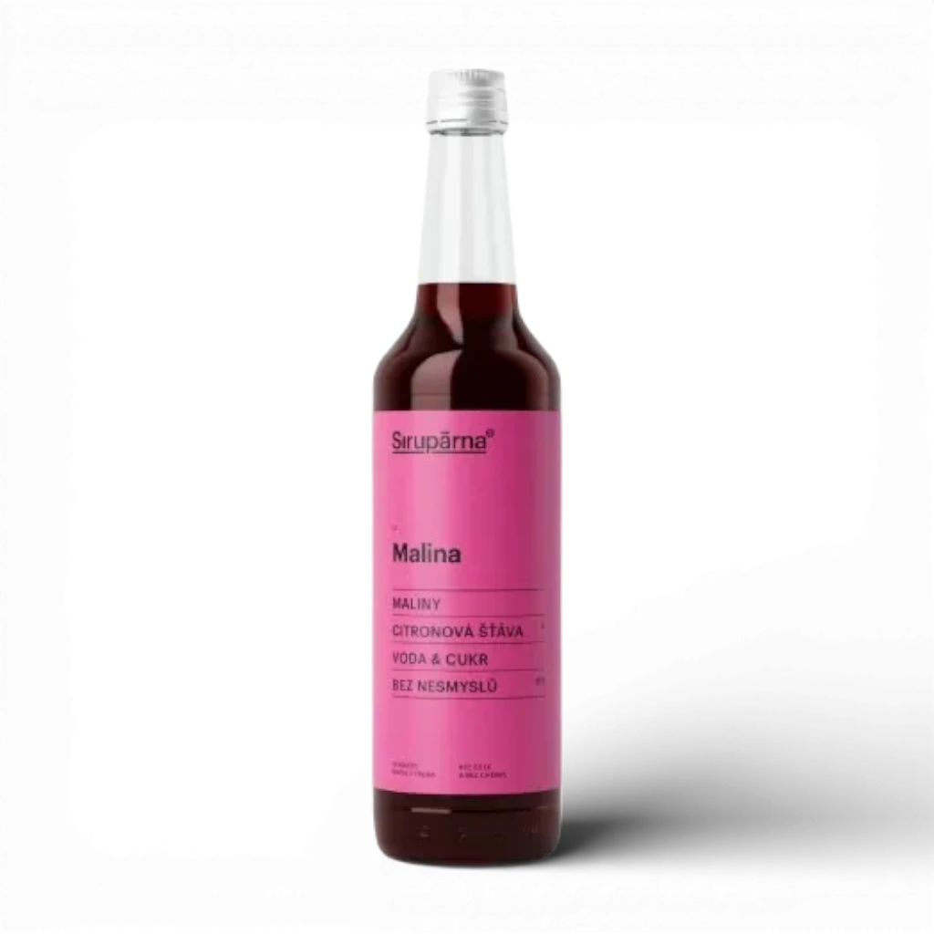 [SIR026] Sirupárna - Malinový sirup 0,5L