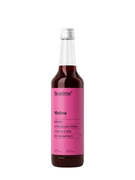 Sirupárna - Malinový sirup 0,5L