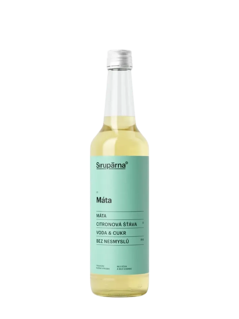 Sirupárna - Mátový sirup 0,5L