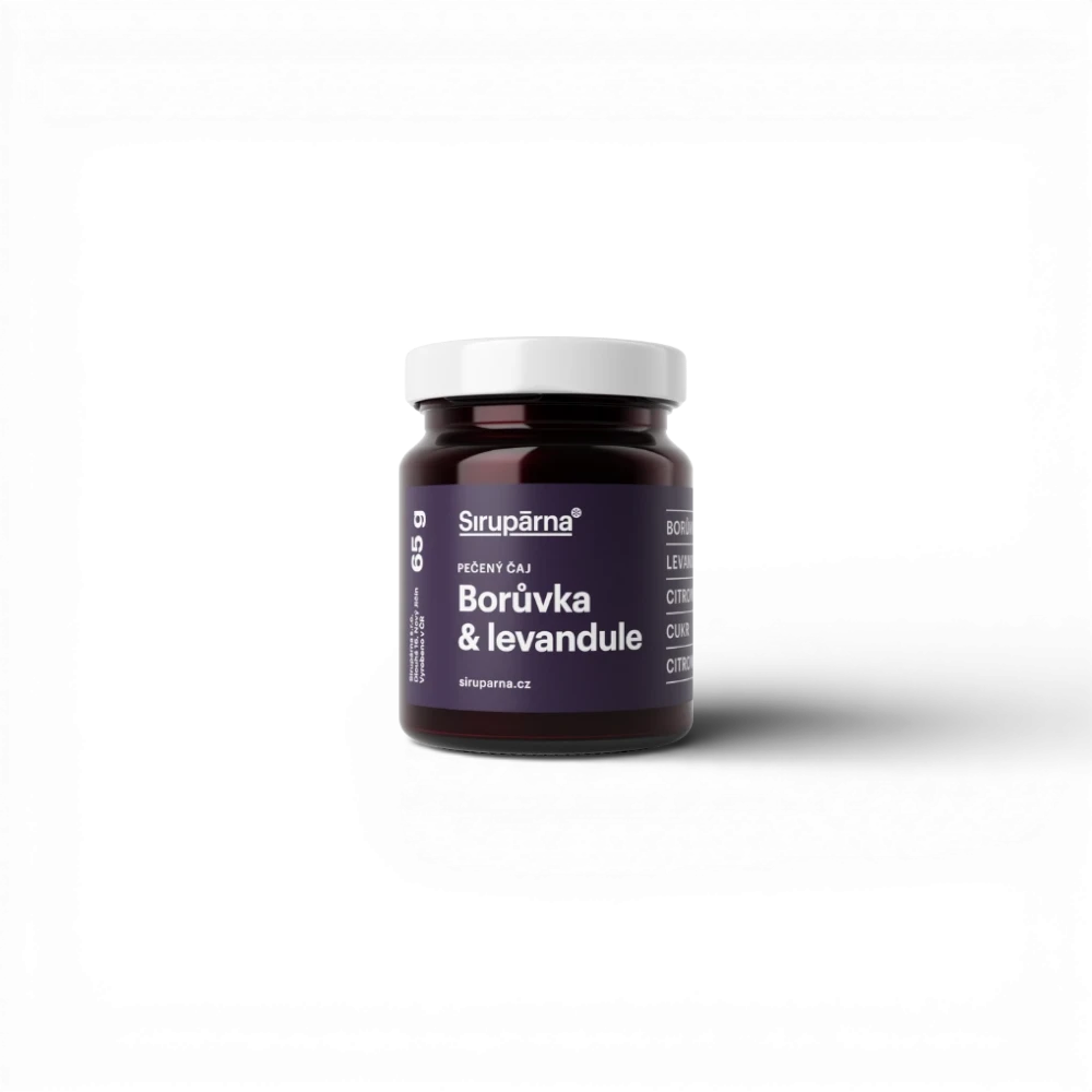 Sirupárna - Pečený čaj borůvka & levandule 65g