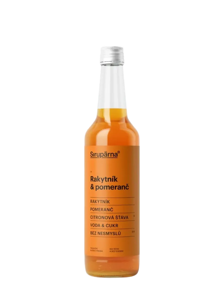 Sirupárna - Rakytník & pomeranč sirup 0,5L