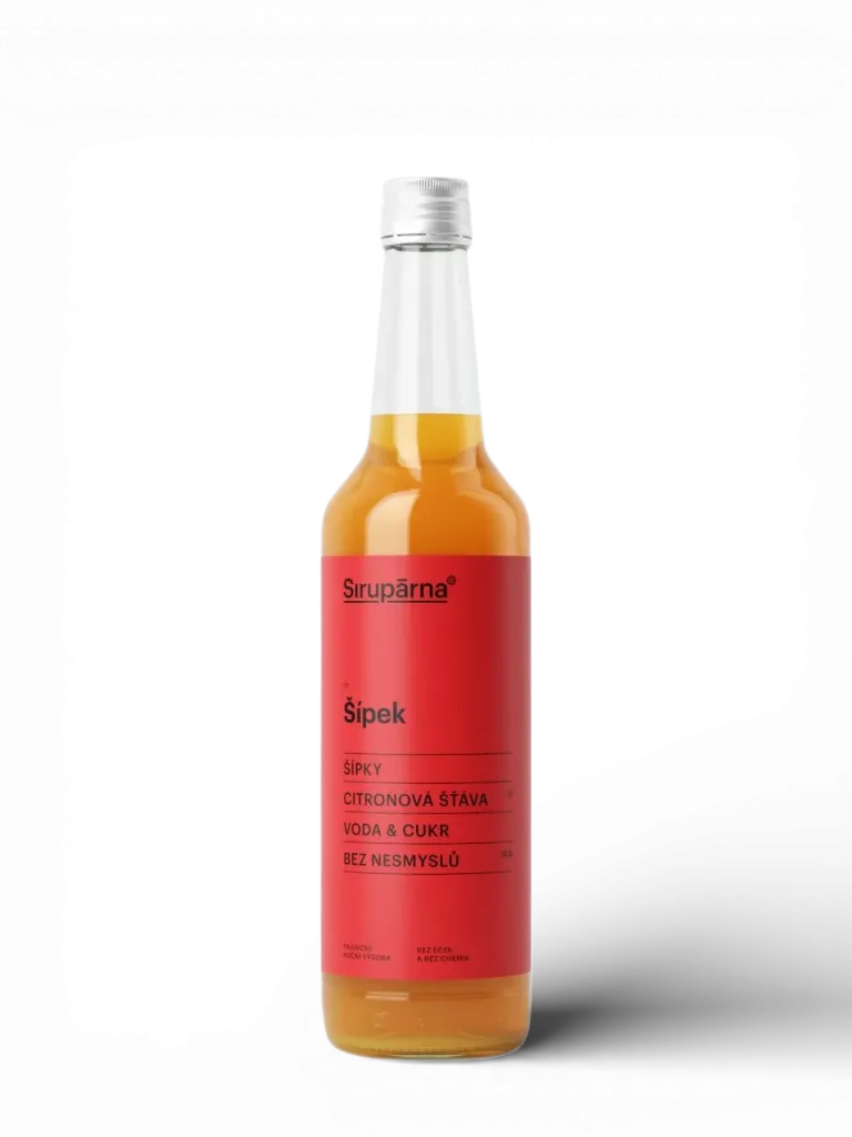 Sirupárna - Šípkový sirup 0,5L