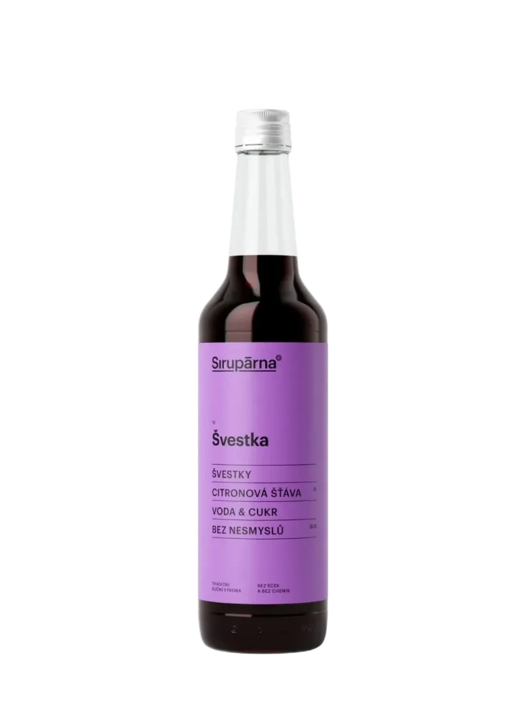 Sirupárna - Švestkový sirup  0,5L