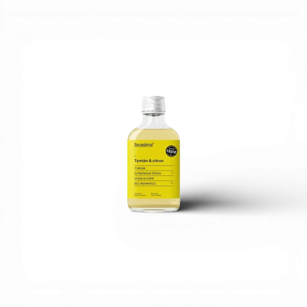 Sirupárna - Tymián & citron sirup 0,1L