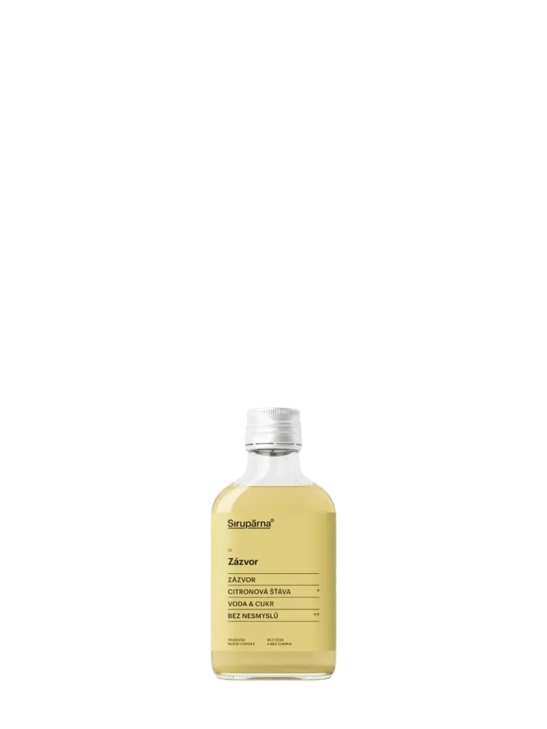 Sirupárna - Zázvorový sirup 0,1L