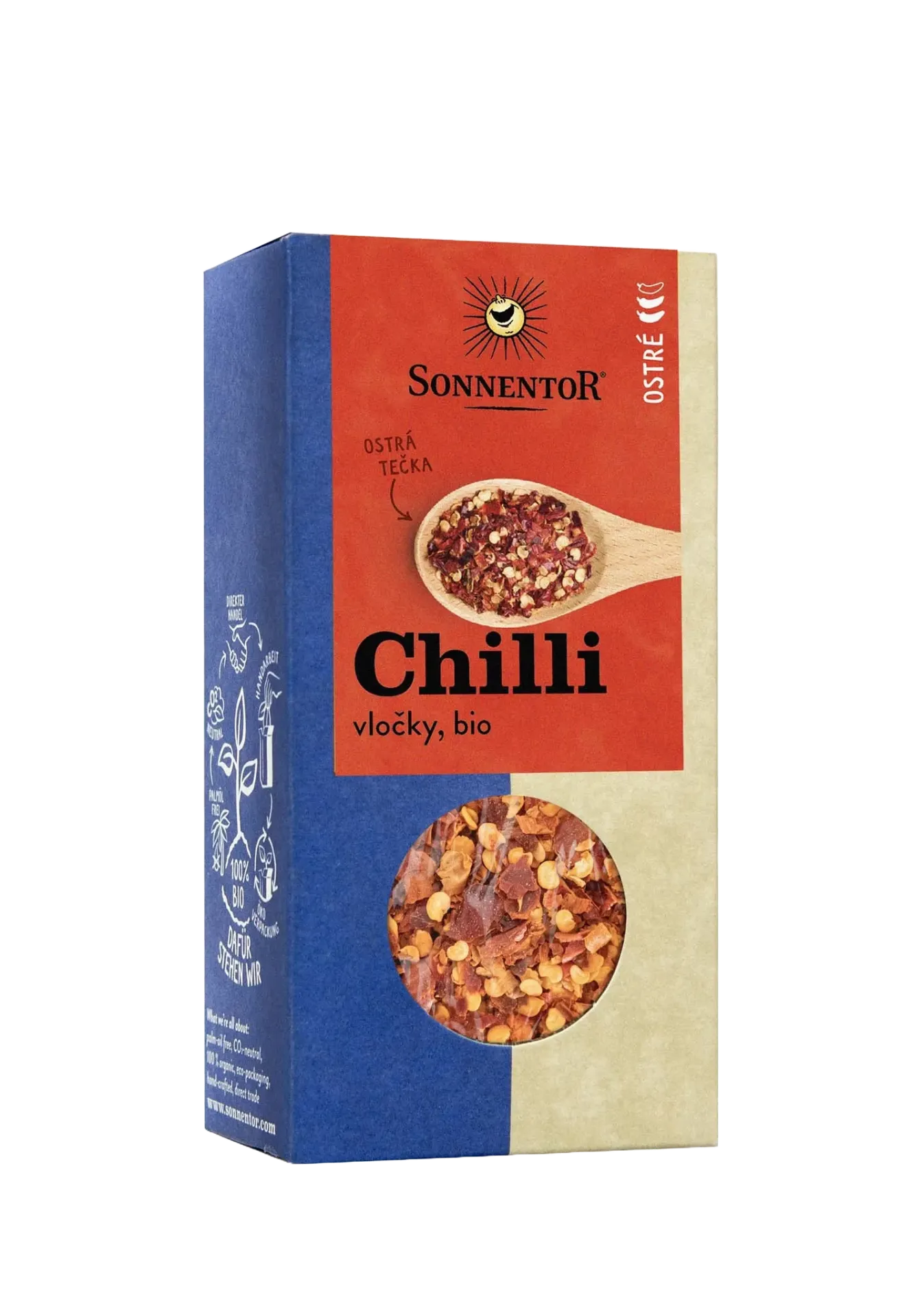 Sonnentor - Chilli bio, vločky 45g