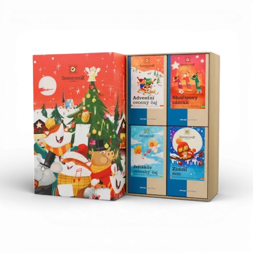 Sonnentor - Dárková kazeta čajová – Kouzelné Vánoce 154,8g