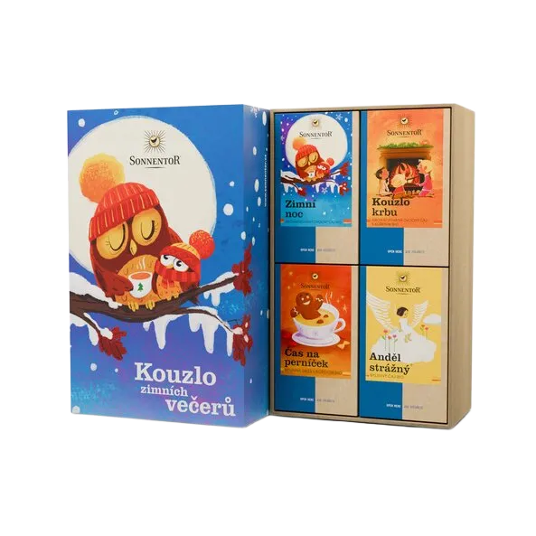 Sonnentor - Dárková kazeta čajová - Kouzlo zimních večerů 149,4g