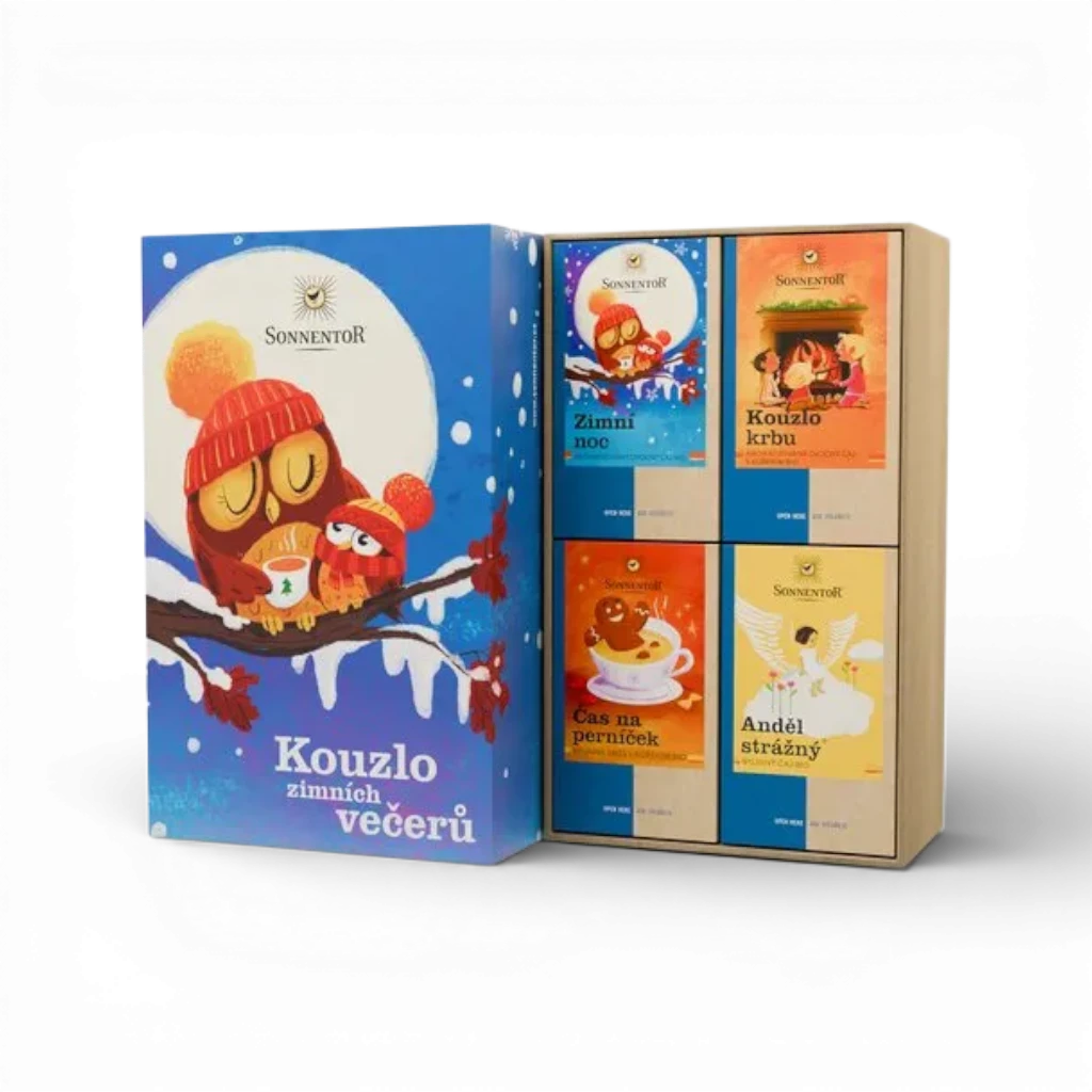 Sonnentor - Dárková kazeta čajová - Kouzlo zimních večerů 149,4g