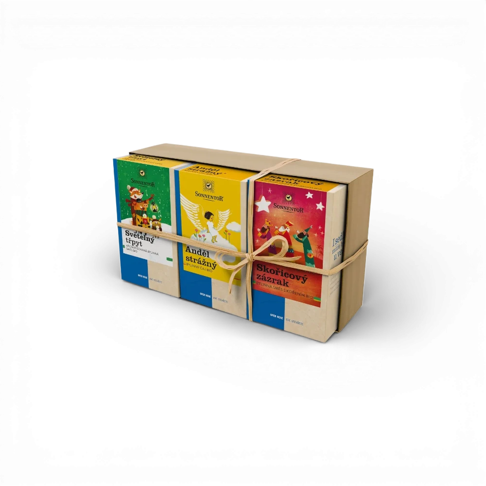 Sonnentor - Dárkové balení 3 čajů - Čas zázraků 86,4g