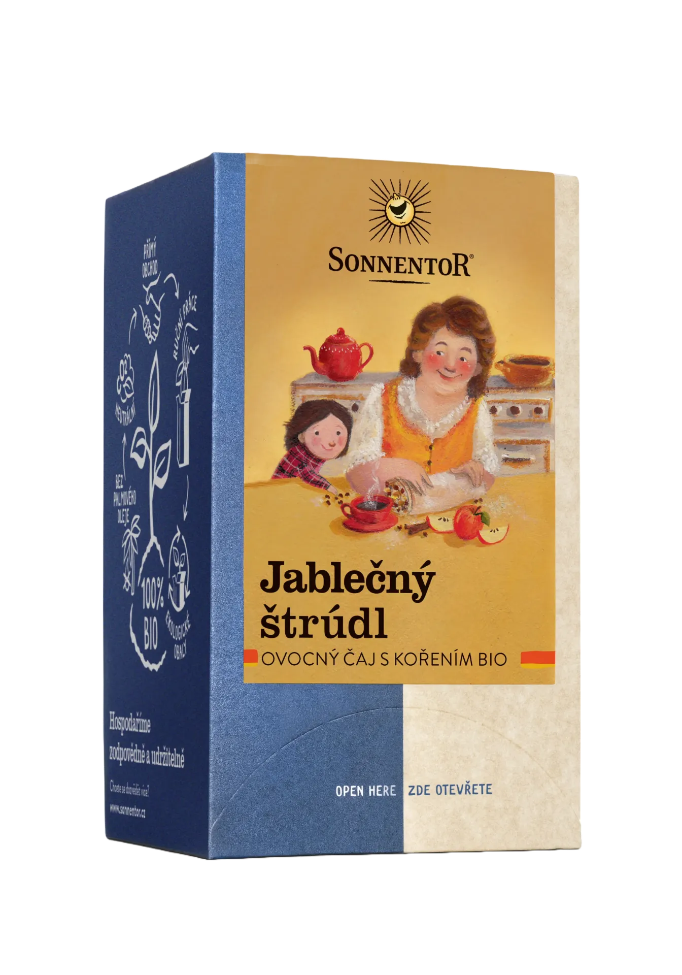 Sonnentor - Jablečný štrúdl bio 45g porc. dvoukomorový